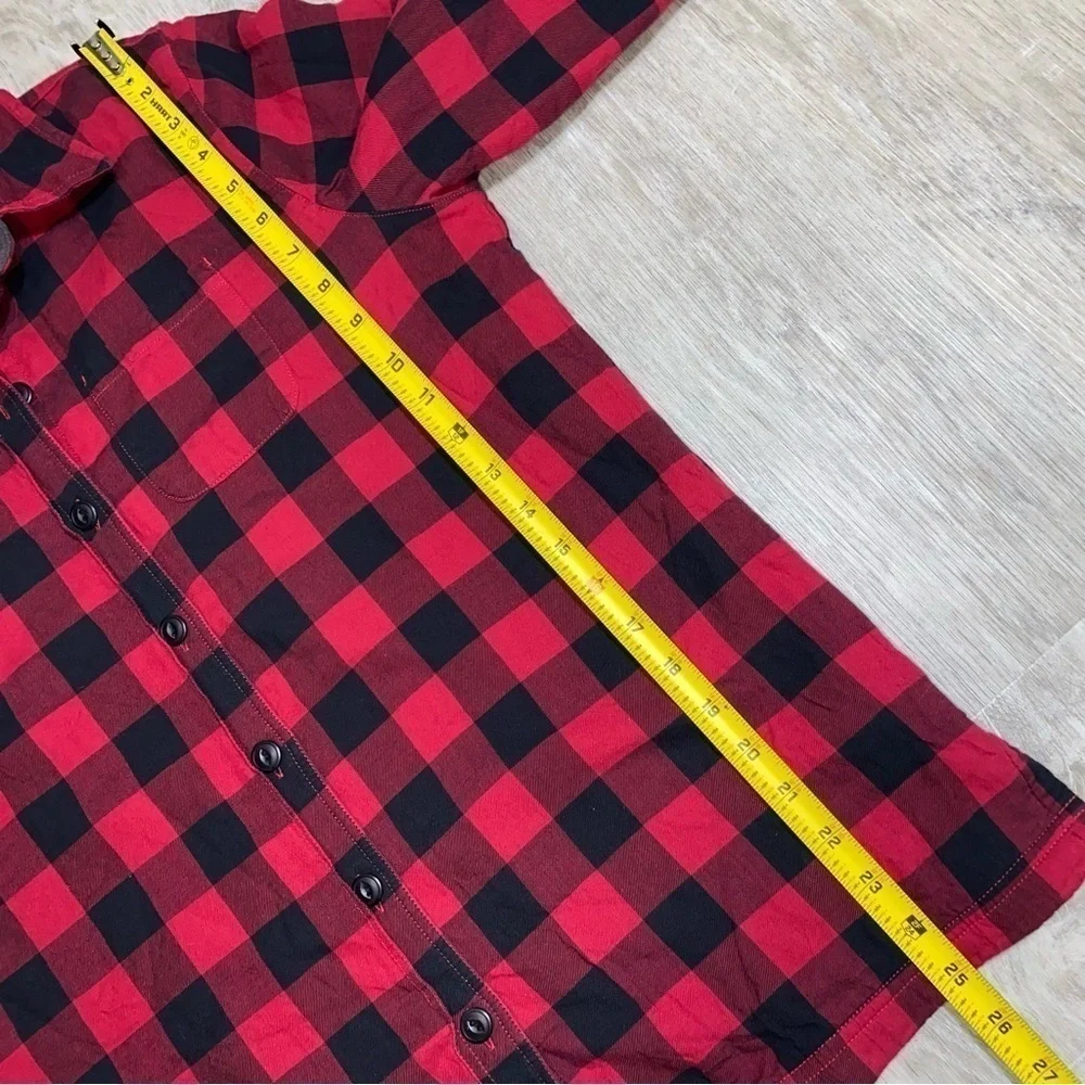 LL Bean Womens Fleece Lined Flannel Shirt Jacket Size xs - Picture 5 of 10